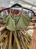 Army-green bikini set by Jolyn